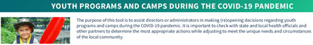 Youth programs and camps during the covid-19 pandemic